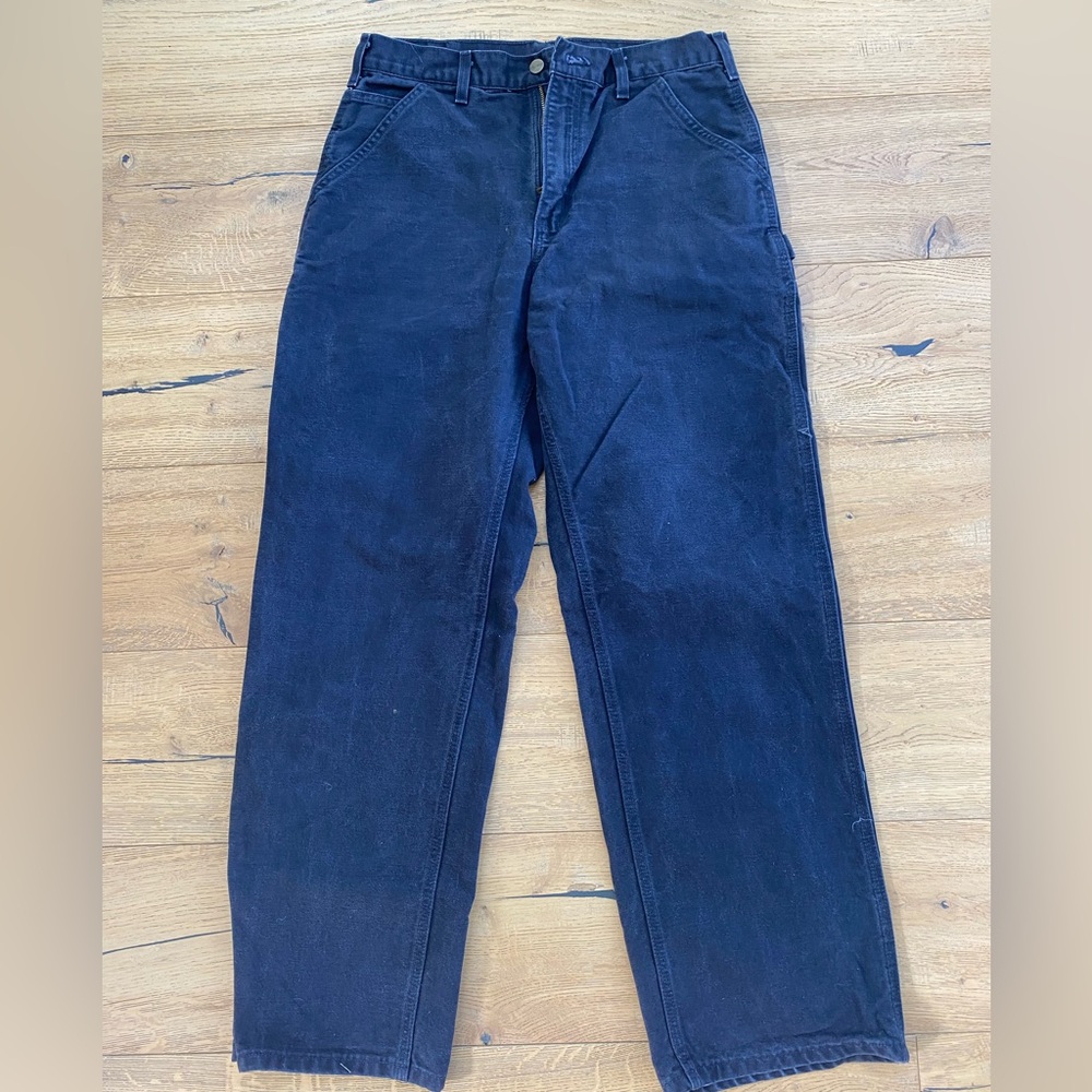 Carhartt  “cool ” blue twill carpenter twill pants sz 32x32